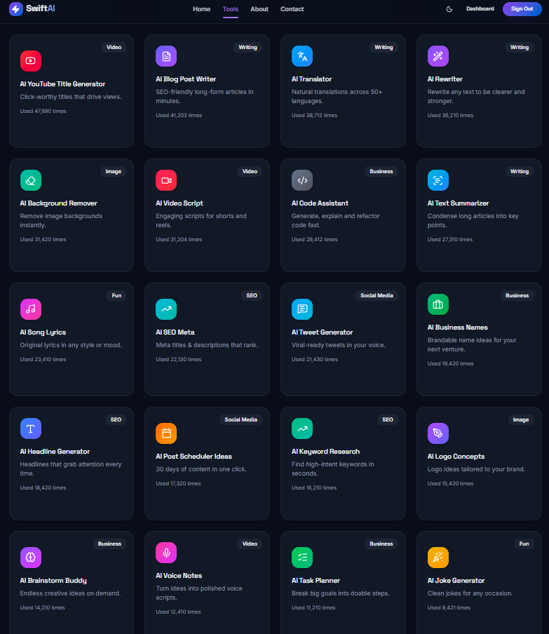 SwiftAI gallery image