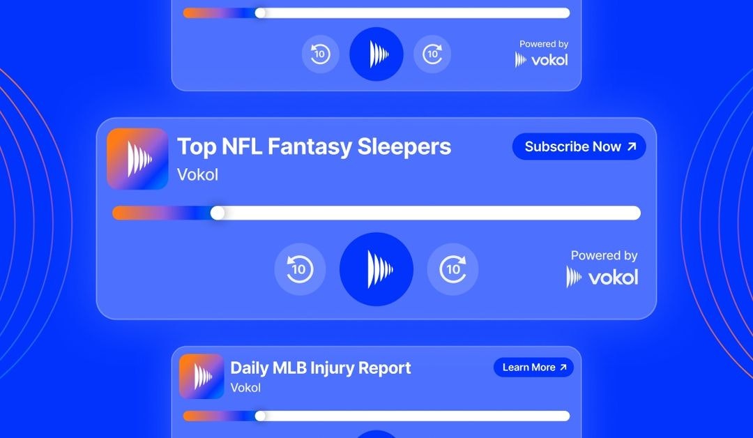 Vokol: Personalized Sports Podcasts gallery image