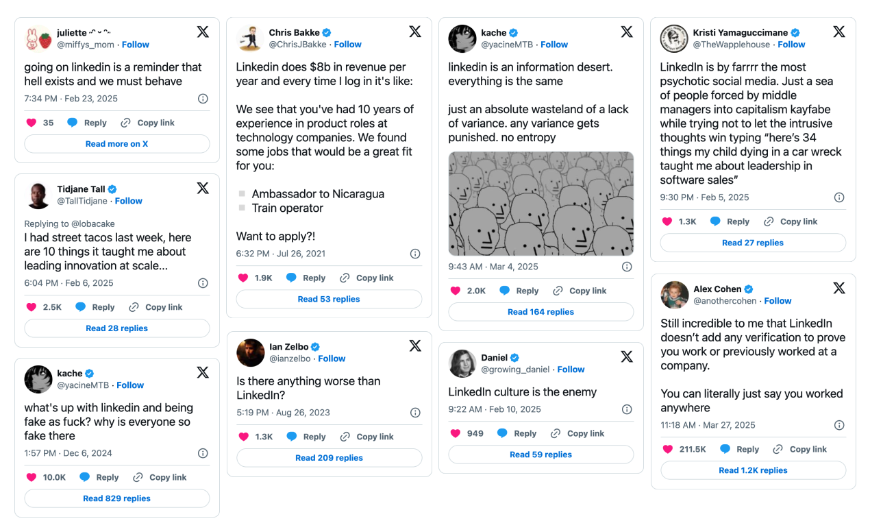 Anti-LinkedIn - A tribute to the social network for corporate NPCs media 2