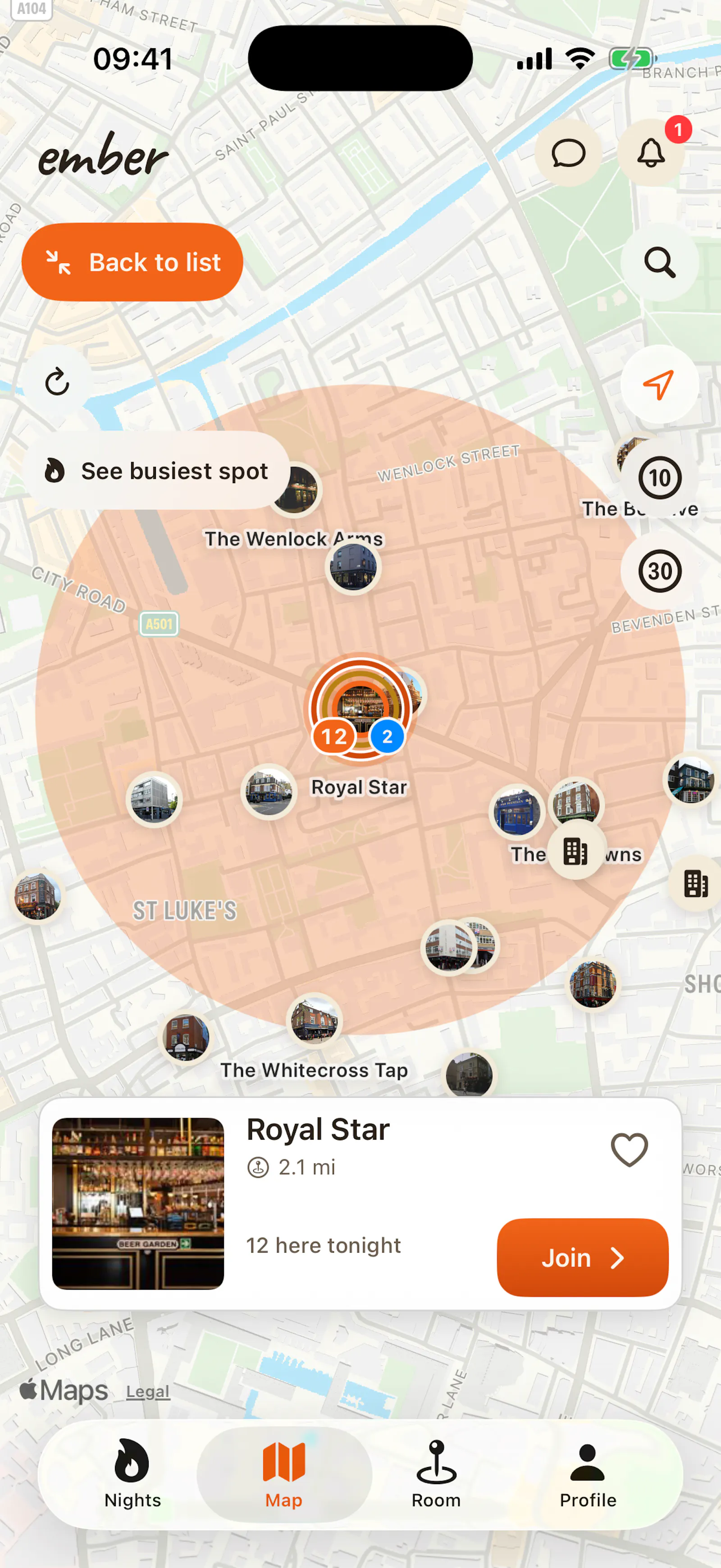 Ember by PubCrush screenshot 5