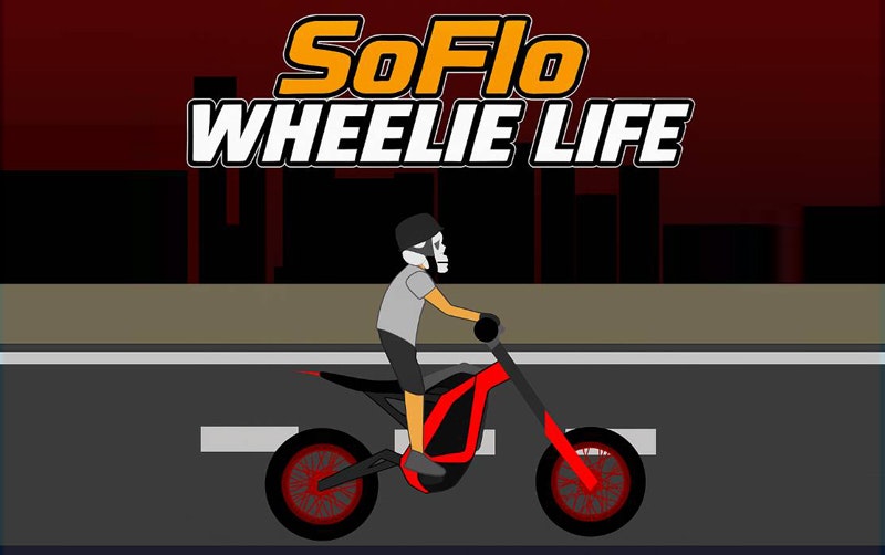 SoFlo Wheelie Life - Main screenshot showing features and interface