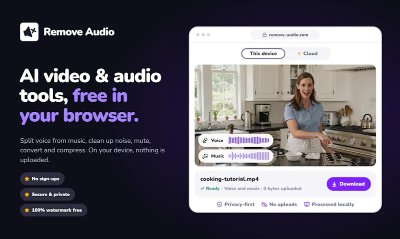 Remove Audio screenshot 2