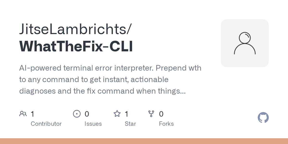What The Fix-CLI gallery image