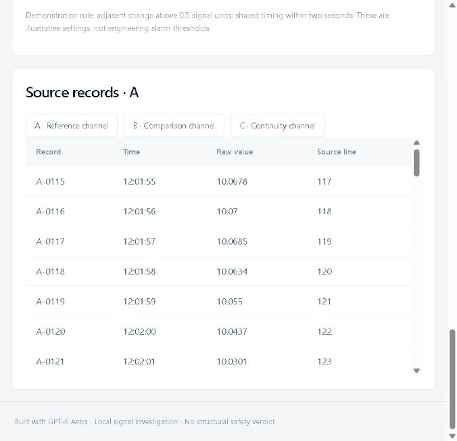 SignalTrace screenshot 2