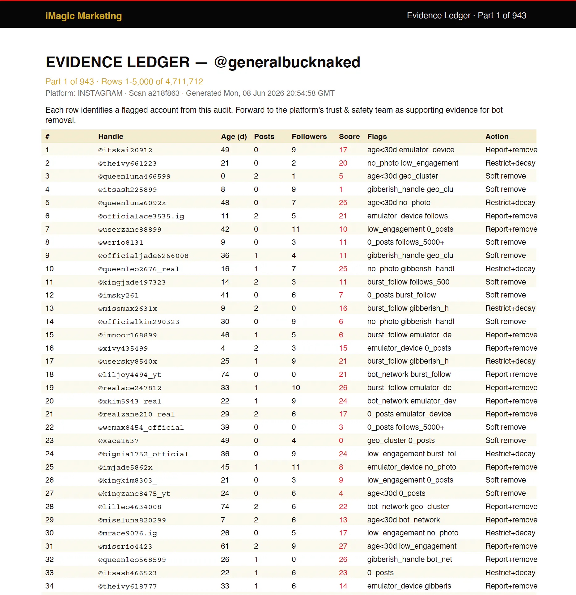 iMagic Security & Compliance Bot Audit 截图 2
