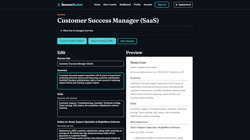 ResumeHarbor screenshot 6