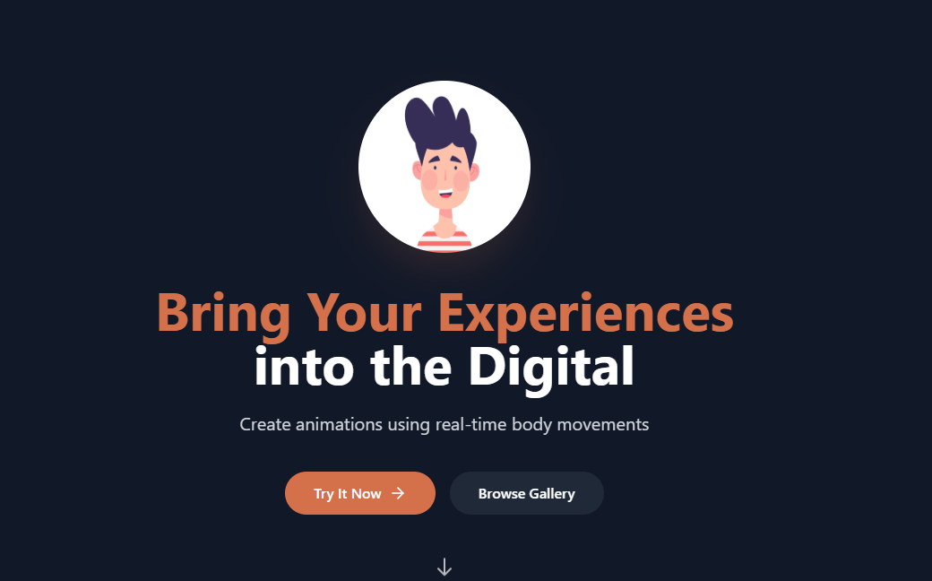 Média avatarpe - Créer des animations en utilisant une vidéo en temps réel 2
