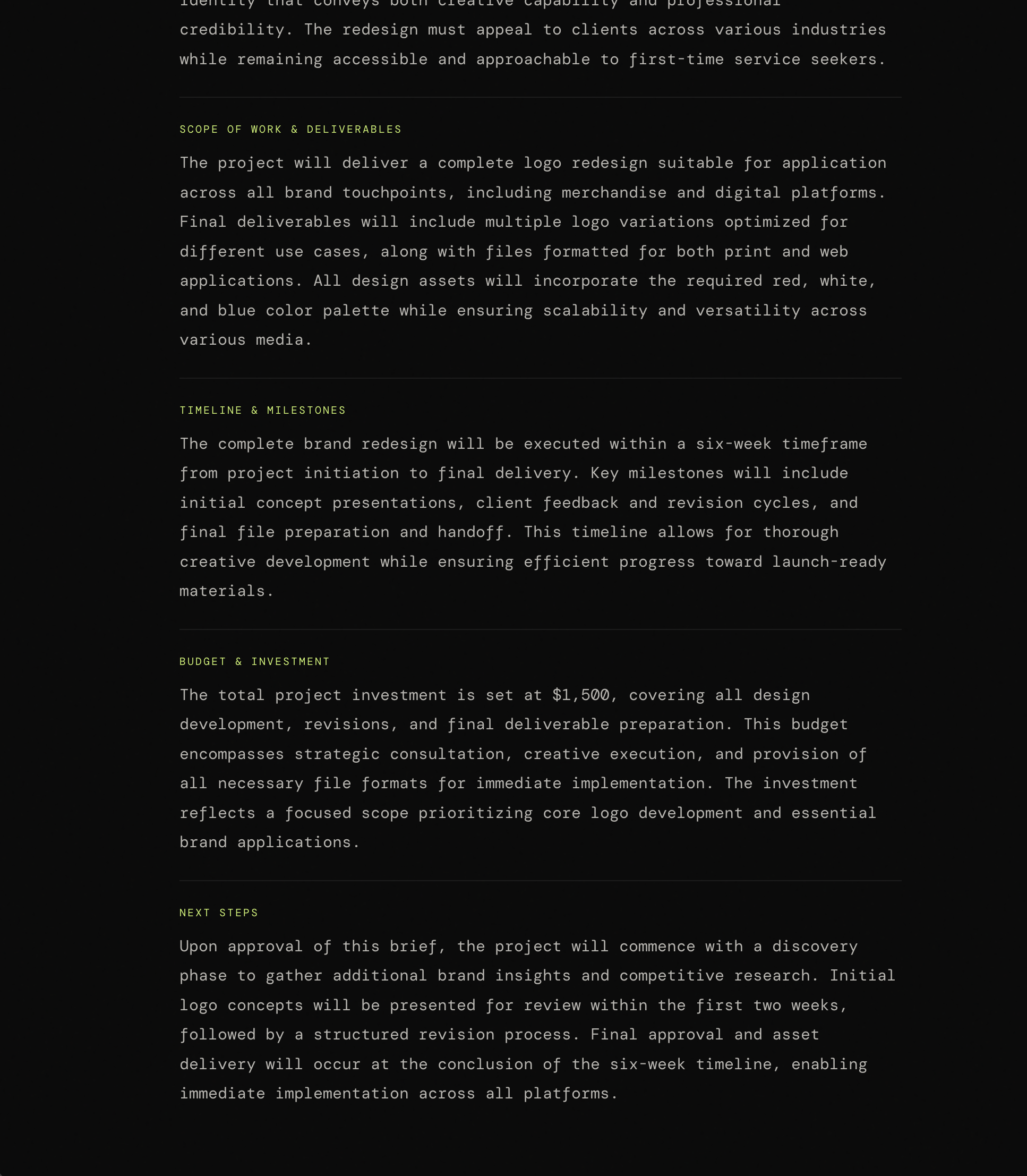 BriefOps — Client Briefs in 60 Seconds gallery image
