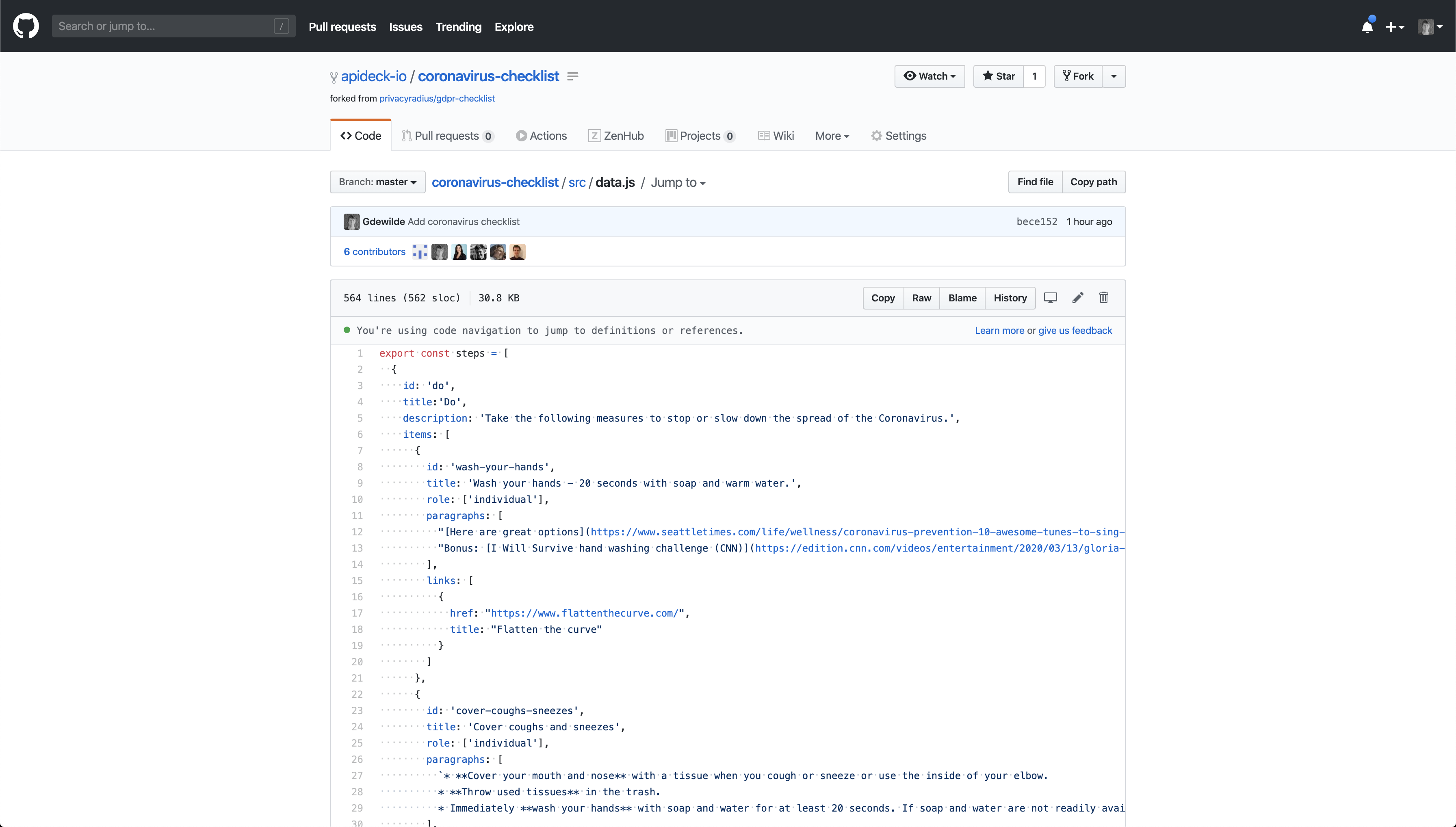 Coronavirus checklist gallery image