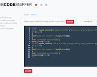 Web Code Sniffer image