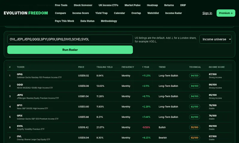 Evolution Freedom Stock Tools screenshot 2