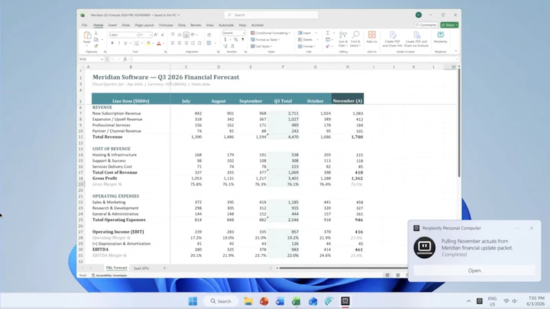 Perplexity Personal Computer for Windows screenshot 5