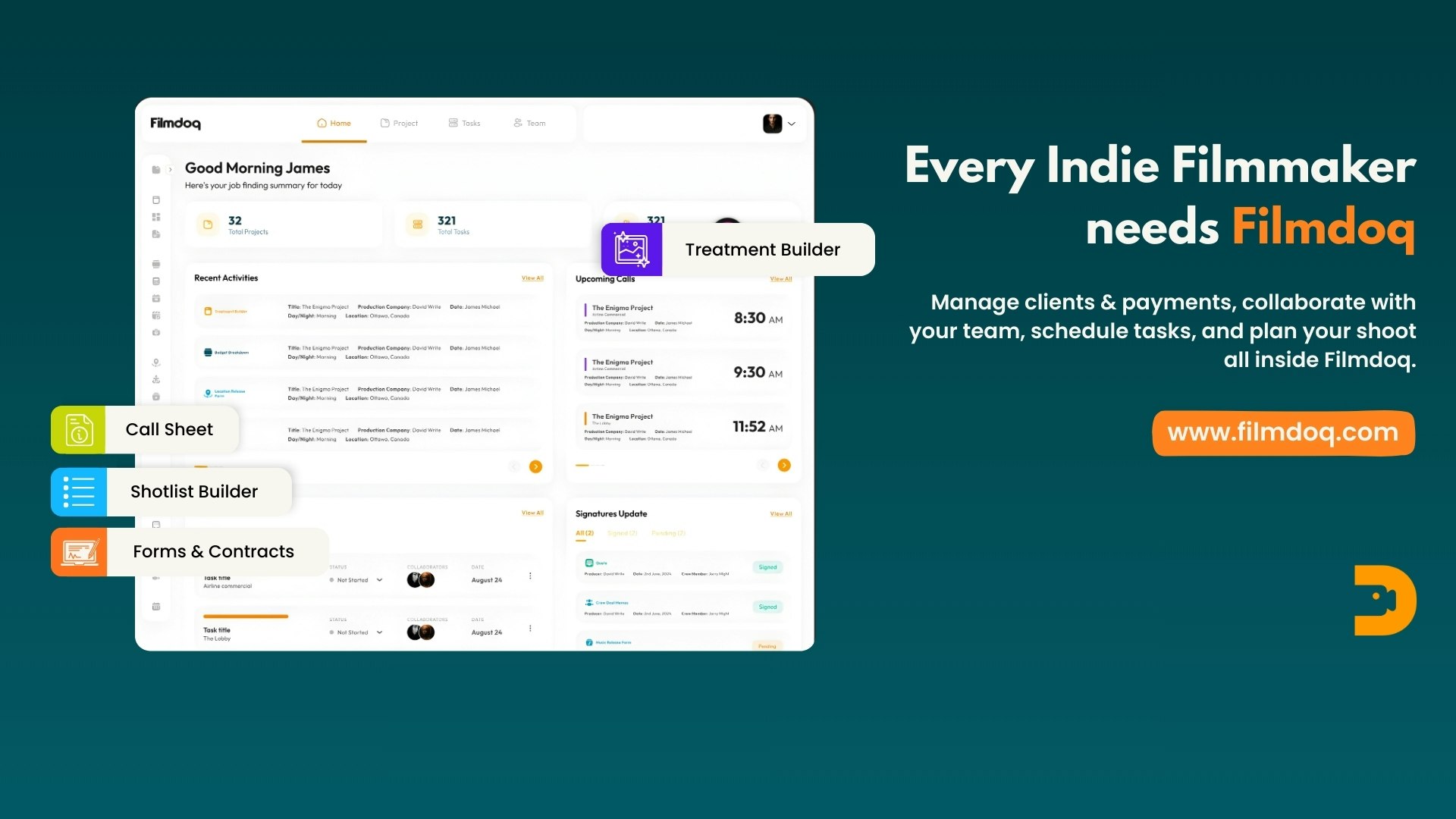 Filmdoq - Screenshot 2 showing product features and functionality