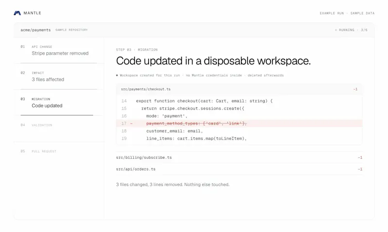 Mantle screenshot 3