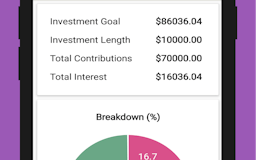 Investment Calculator: 3 Features, 1 App media 3