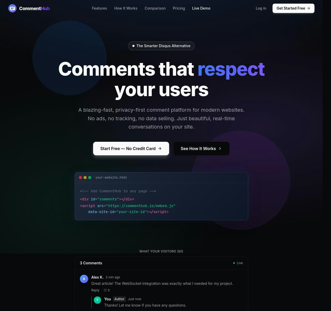 CommentHub gallery image