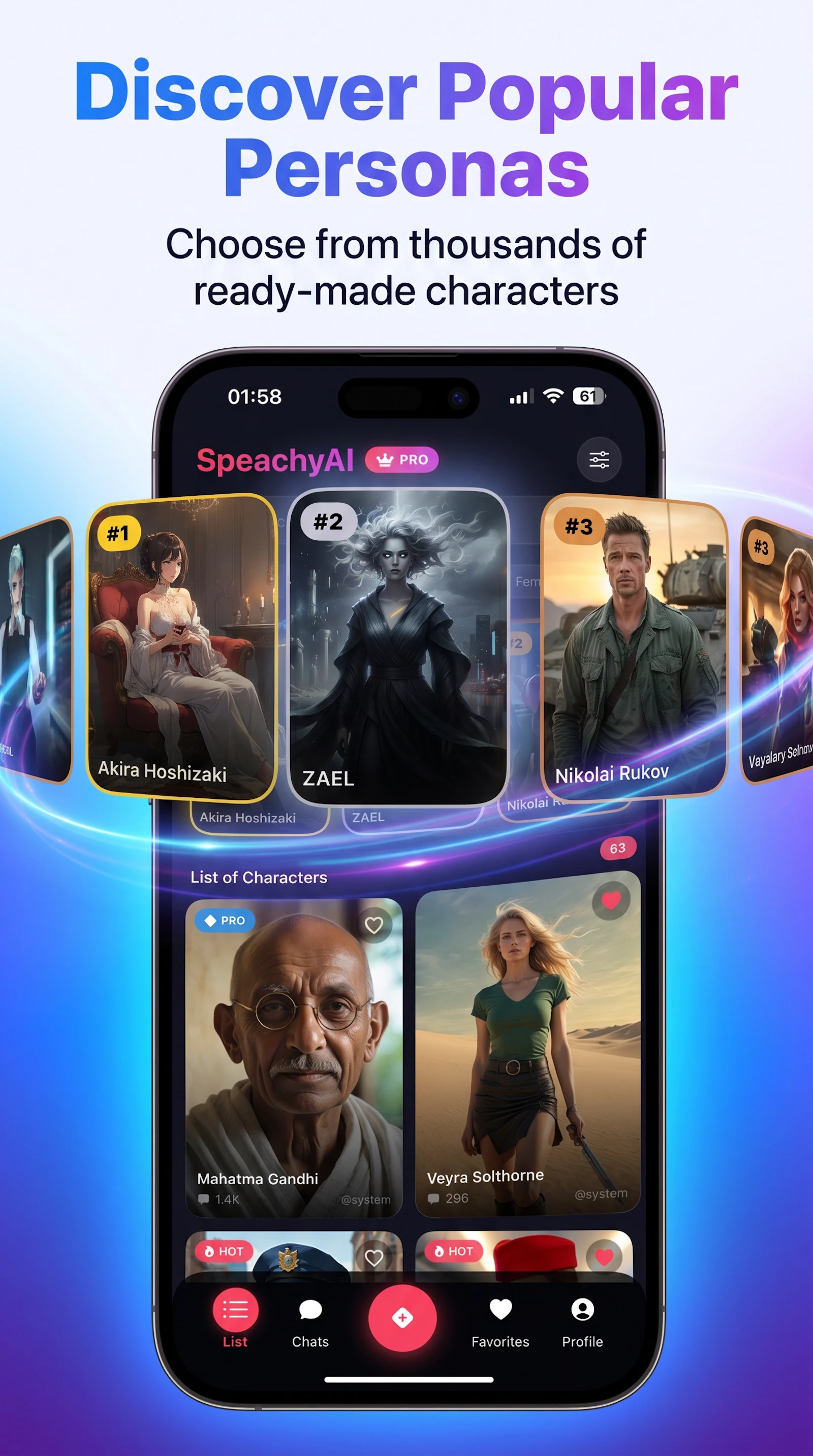 SpeachyAI: AI Character Chat screenshot 2