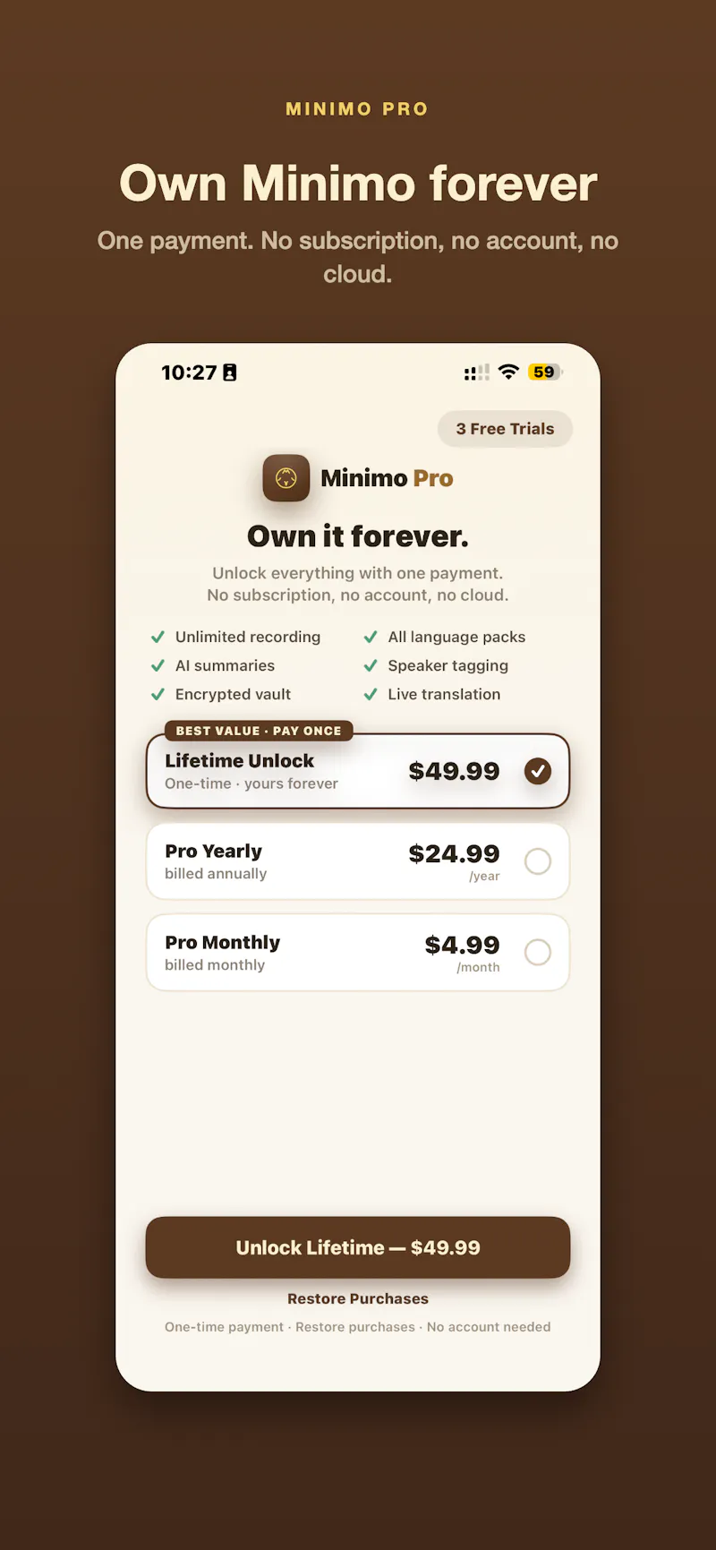 Minimo Voice Translate & Transcribe screenshot 7