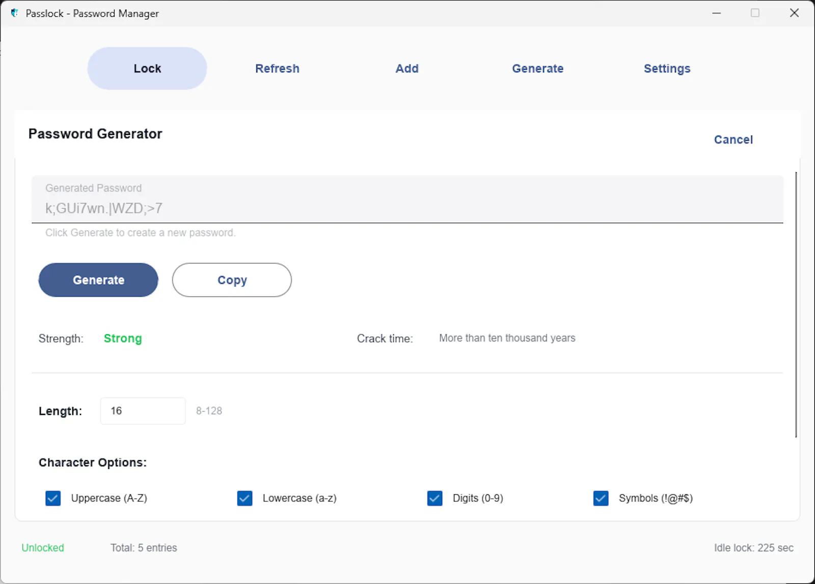 Passlock — Offline Password Manager screenshot 2