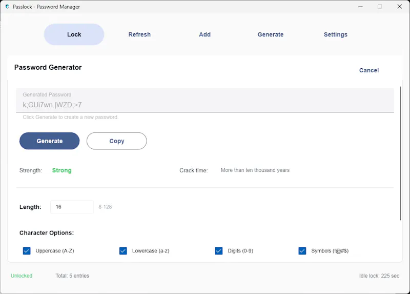 Passlock — Offline Password Manager screenshot 2