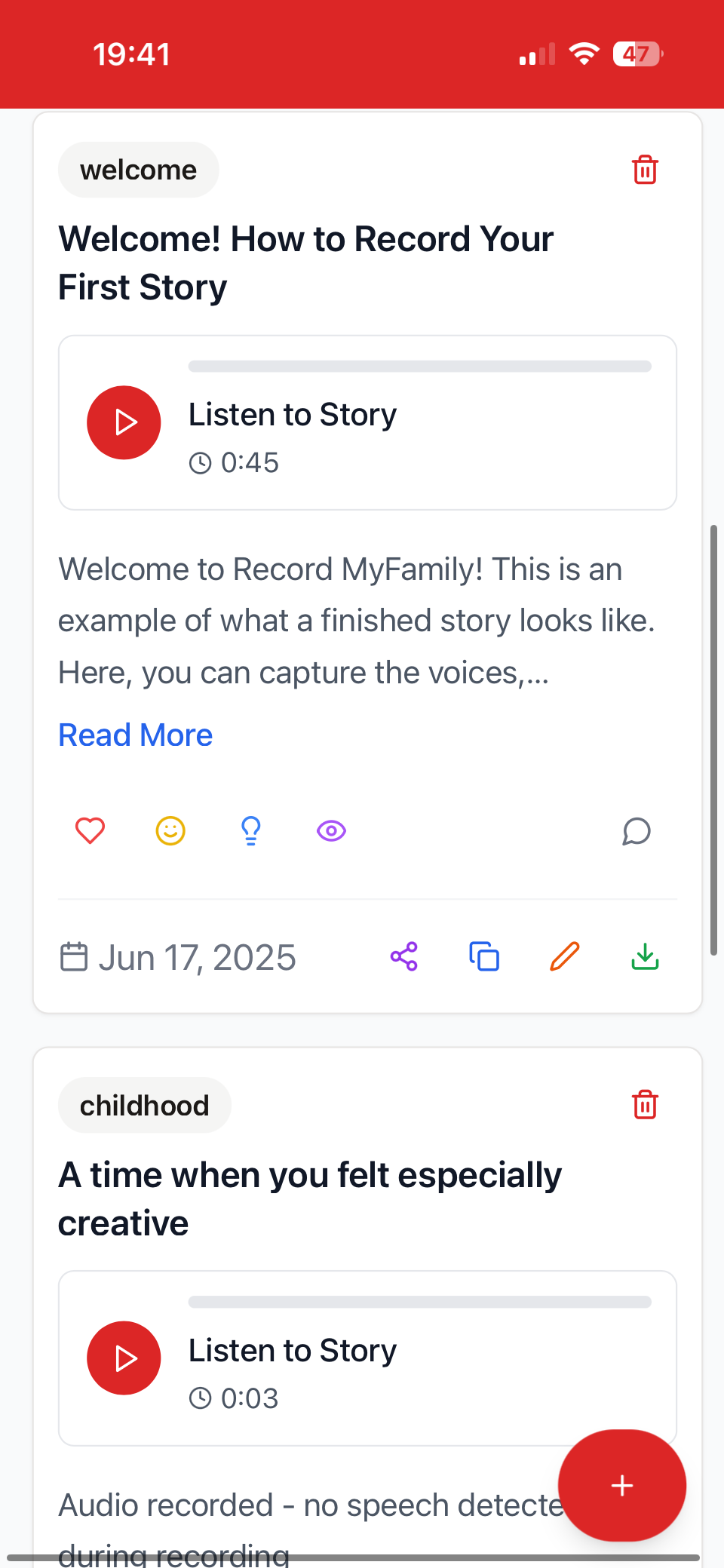 RecordMyFamily media 6