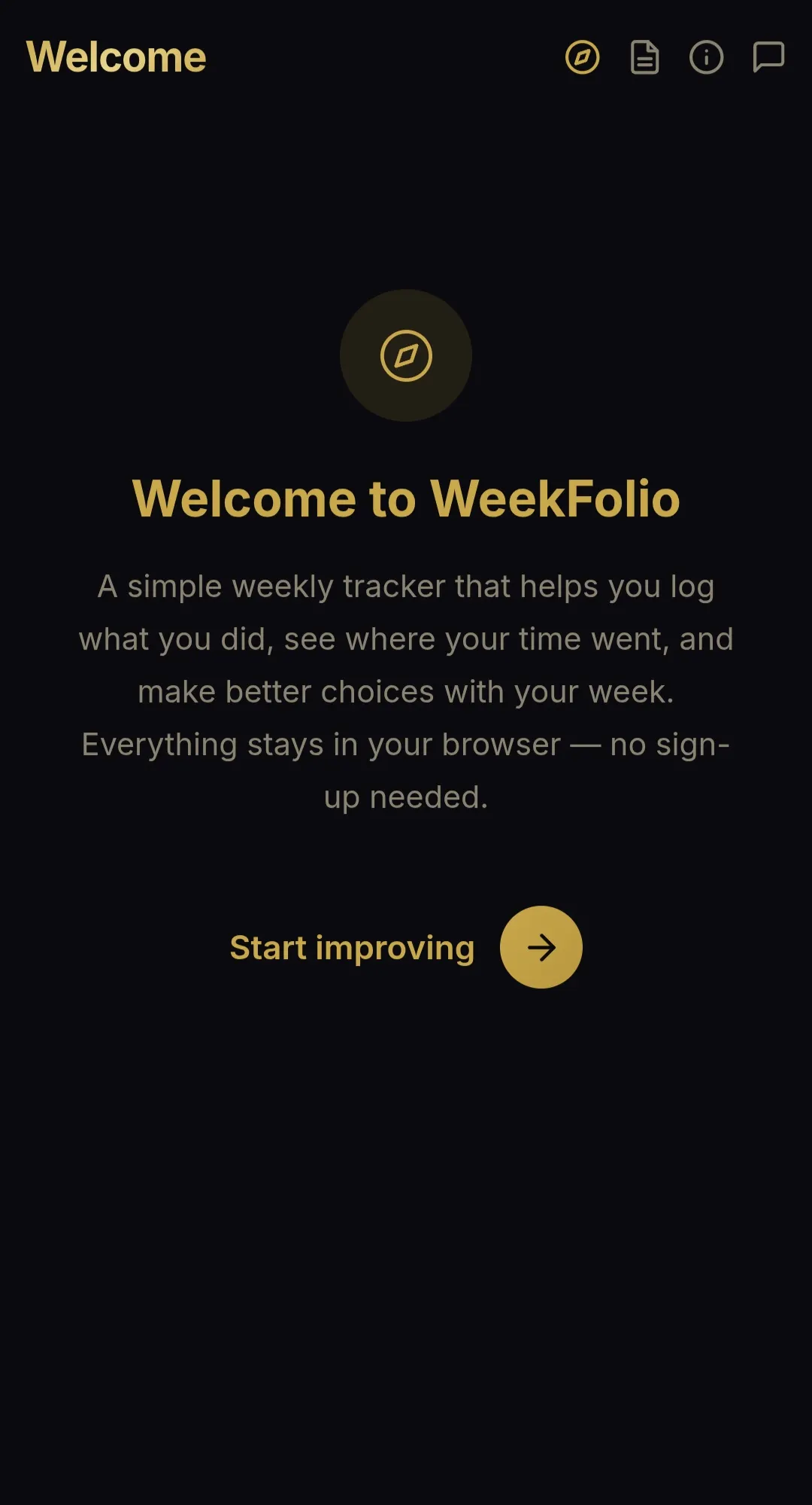 WeekFolio gallery image
