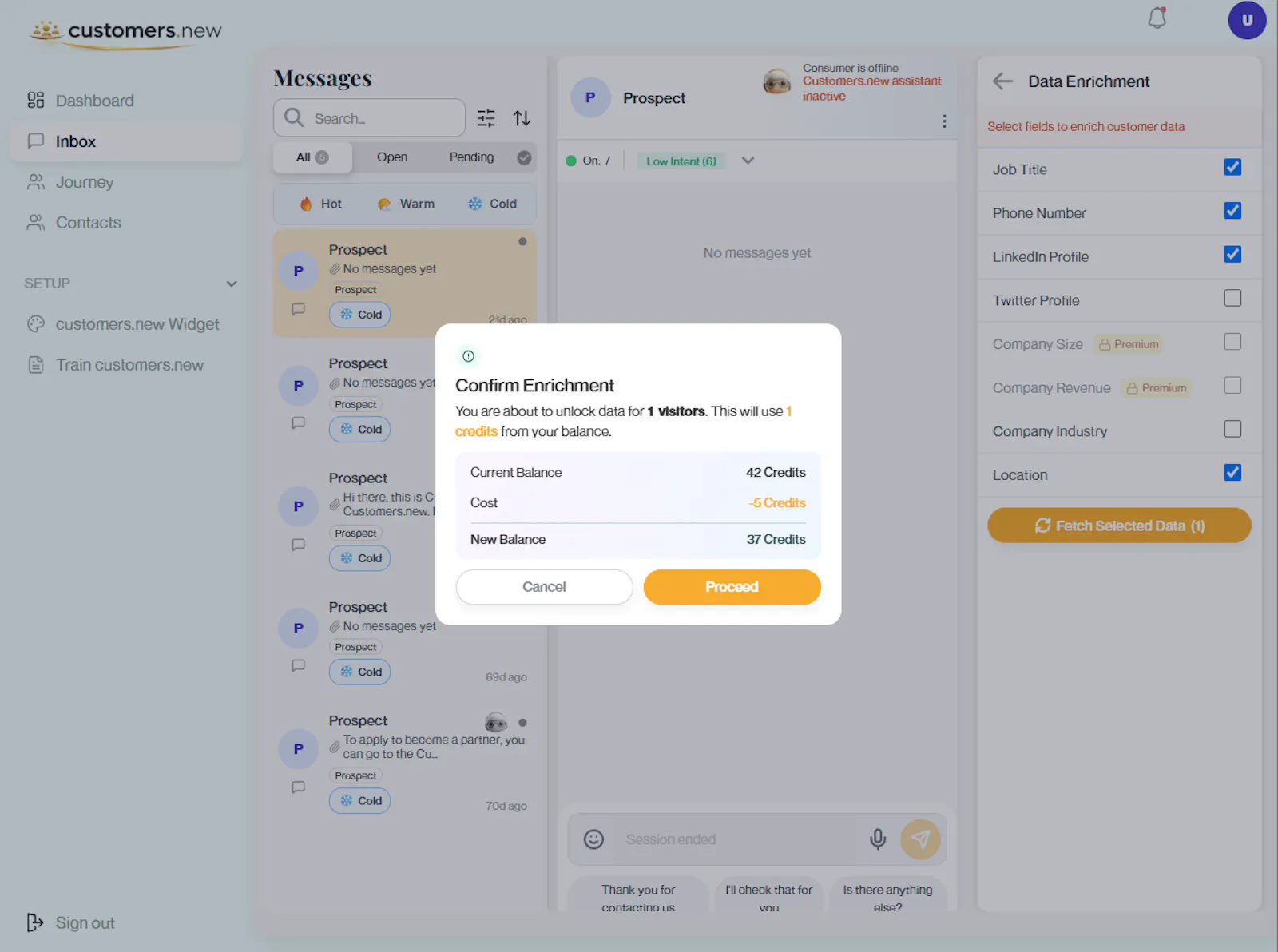 CUSTOMERS.new screenshot 4