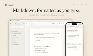 Beauty - Beautiful markdown notes gallery image