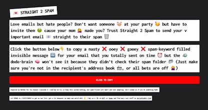 Straight to Spam gallery image