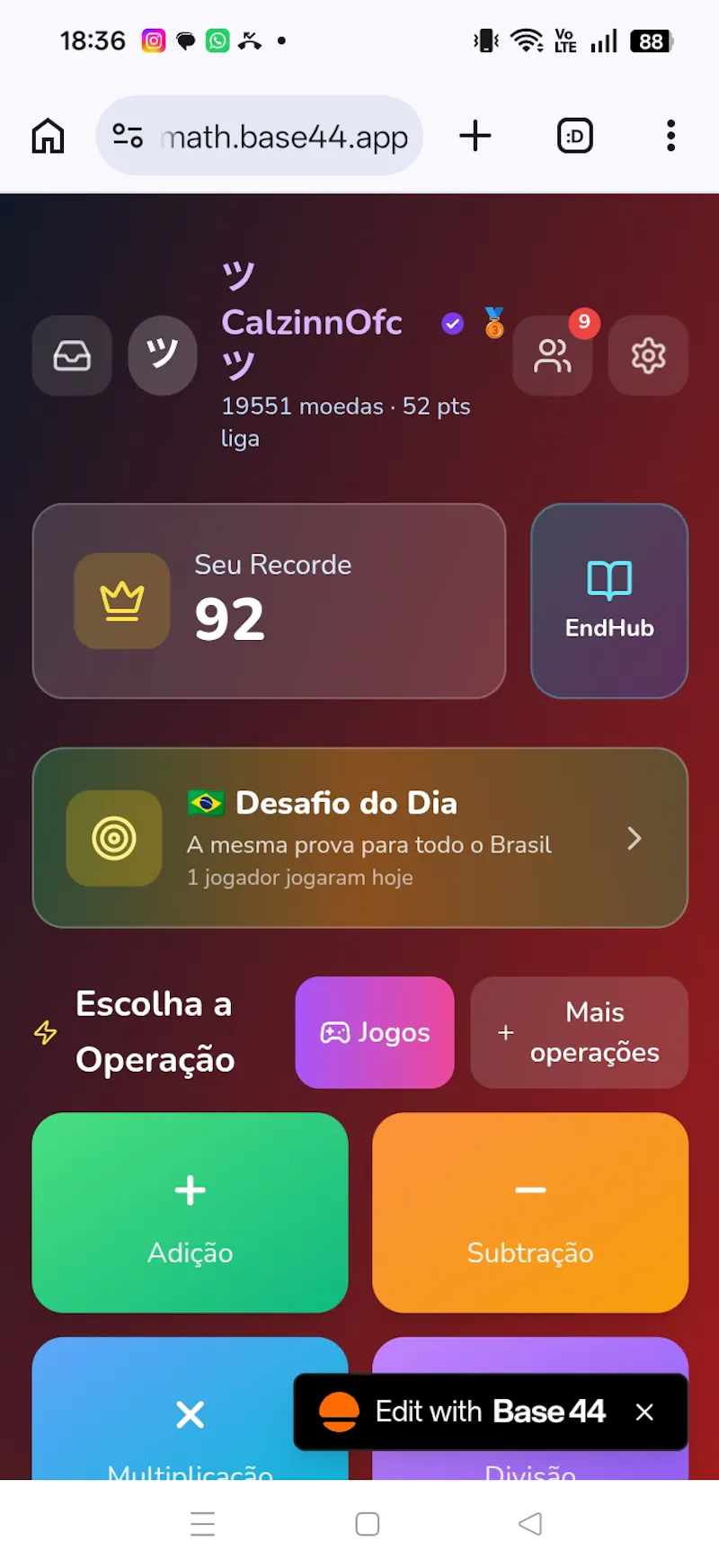 EndMath screenshot 1