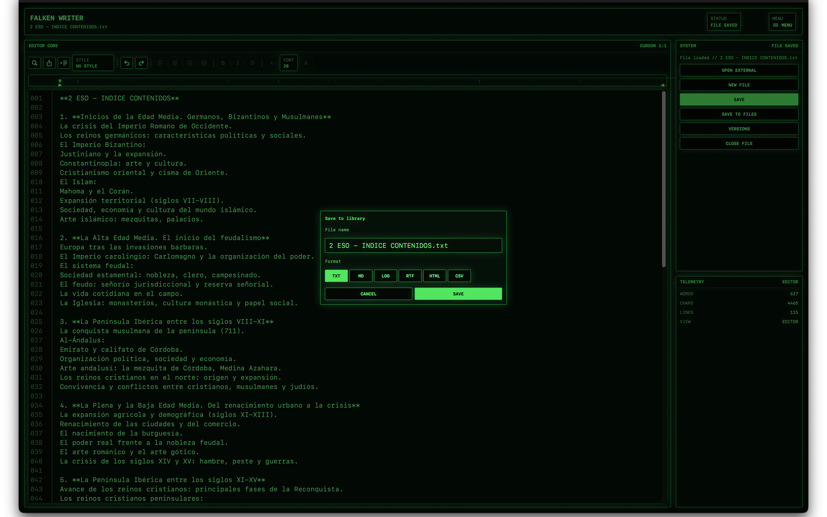 Falken Writer gallery image