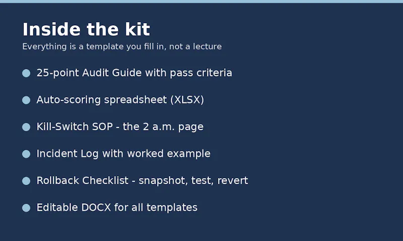 AI Automation Safety Briefing screenshot 2