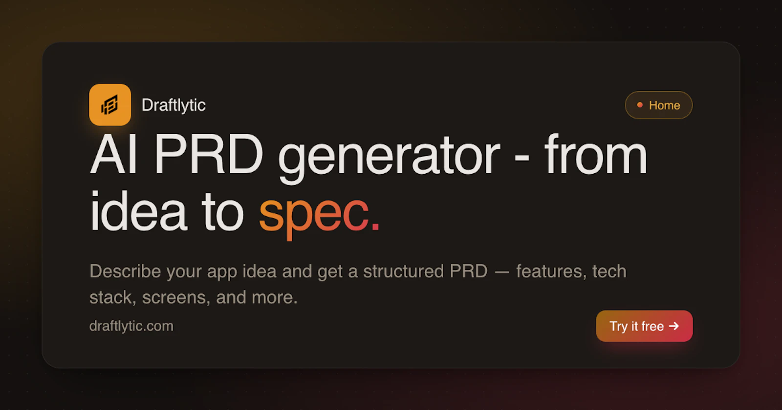 Draftlytic screenshot 2