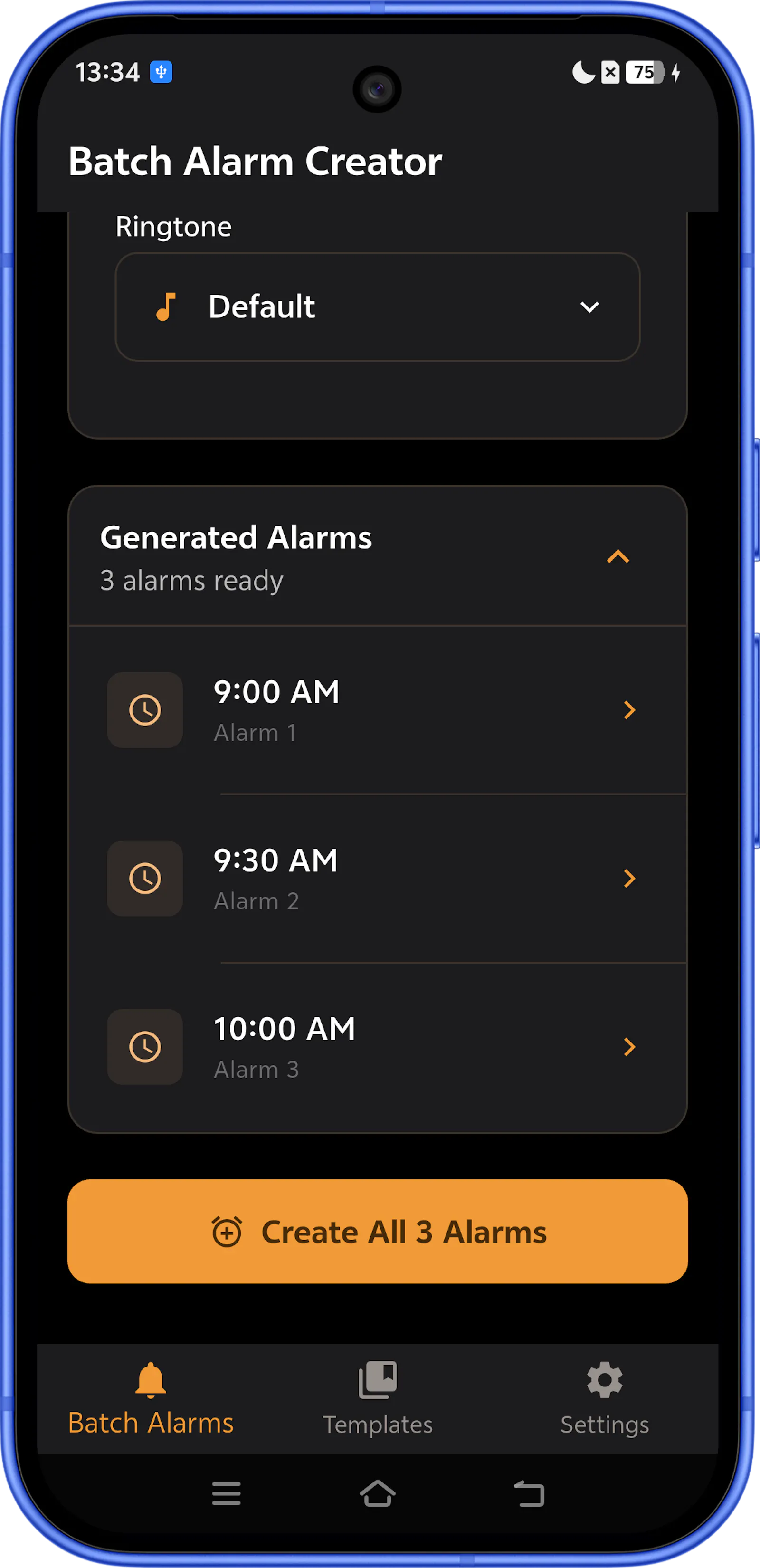 Batch Alarm Creator screenshot 6