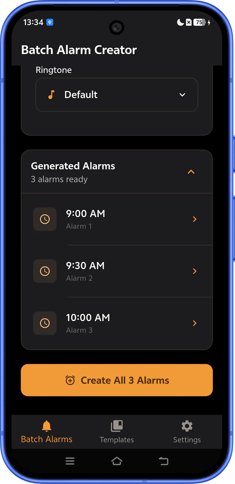 Batch Alarm Creator screenshot 6