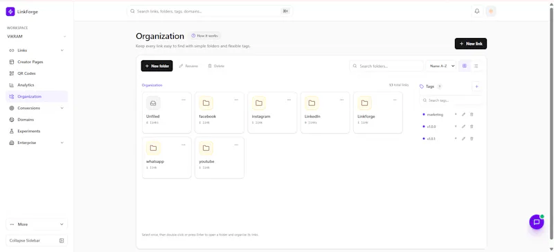 LinkForge 2.0 screenshot 2