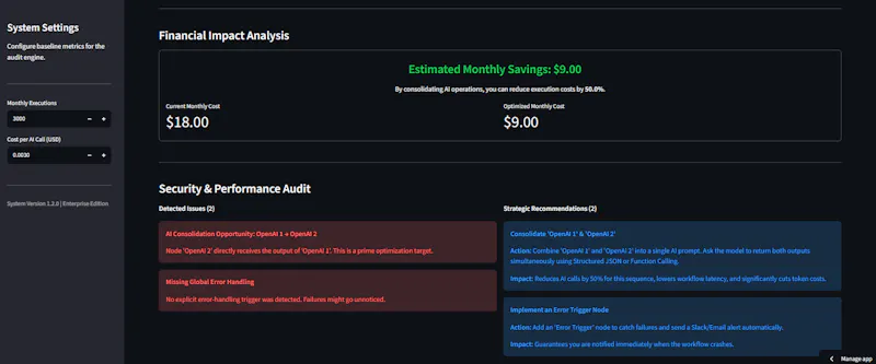 AI Automation Auditor screenshot 4