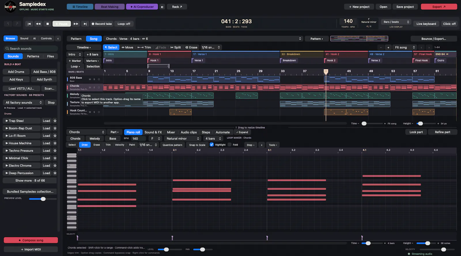 Sampledex screenshot 5