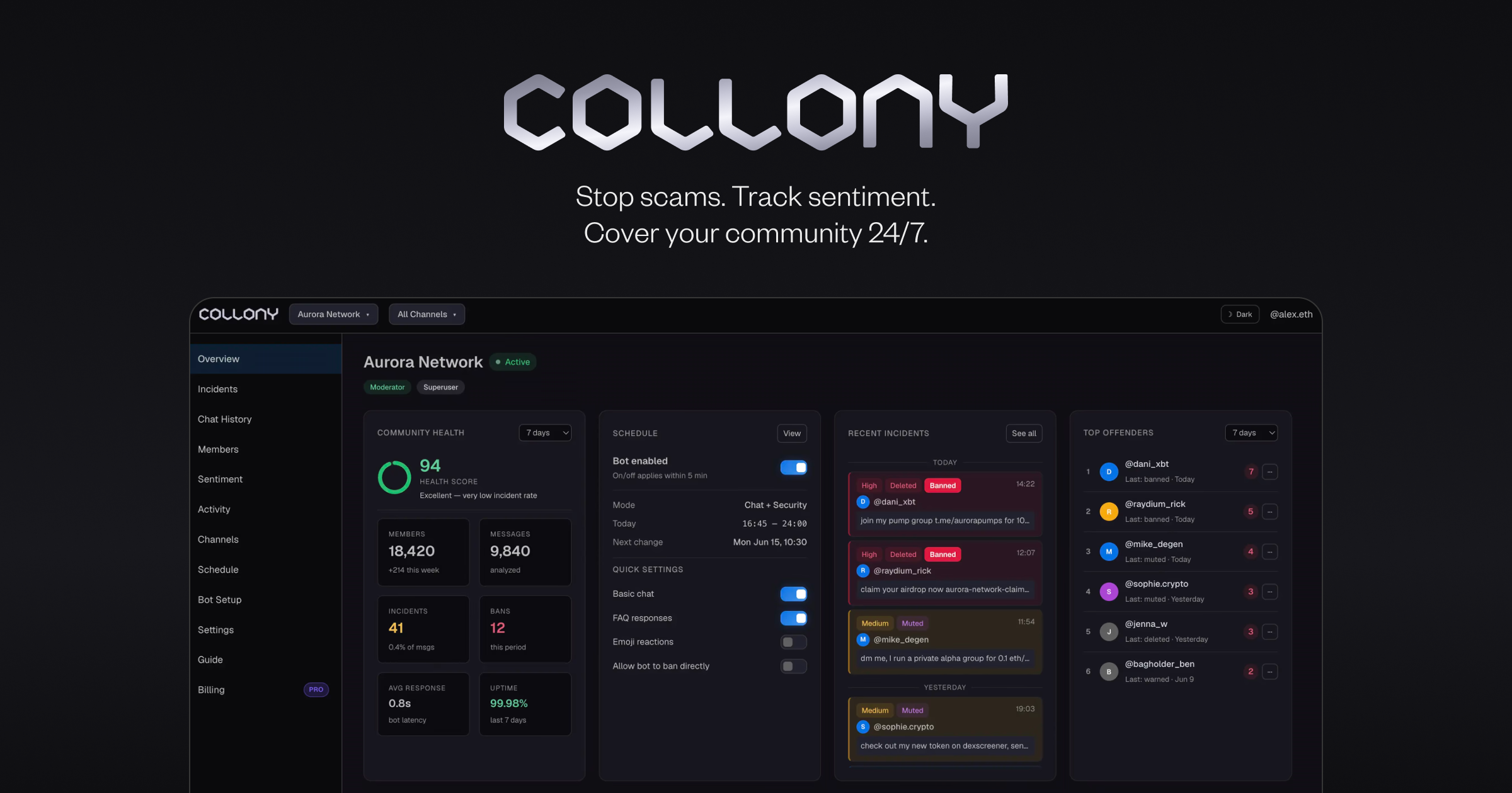 collony – AI Moderation for Communities gallery image