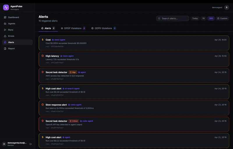 AgentPulse screenshot 3
