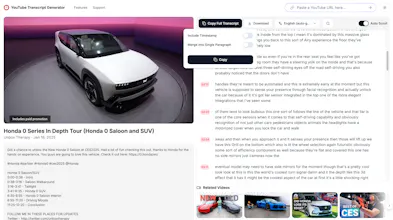 YouTube Transcript Generator gallery image
