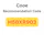 Cooe Recommendation Code H5BXR903