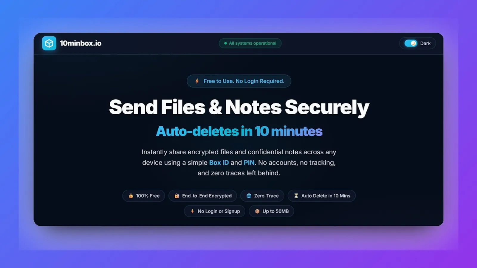 10minbox screenshot 1 (video preview)