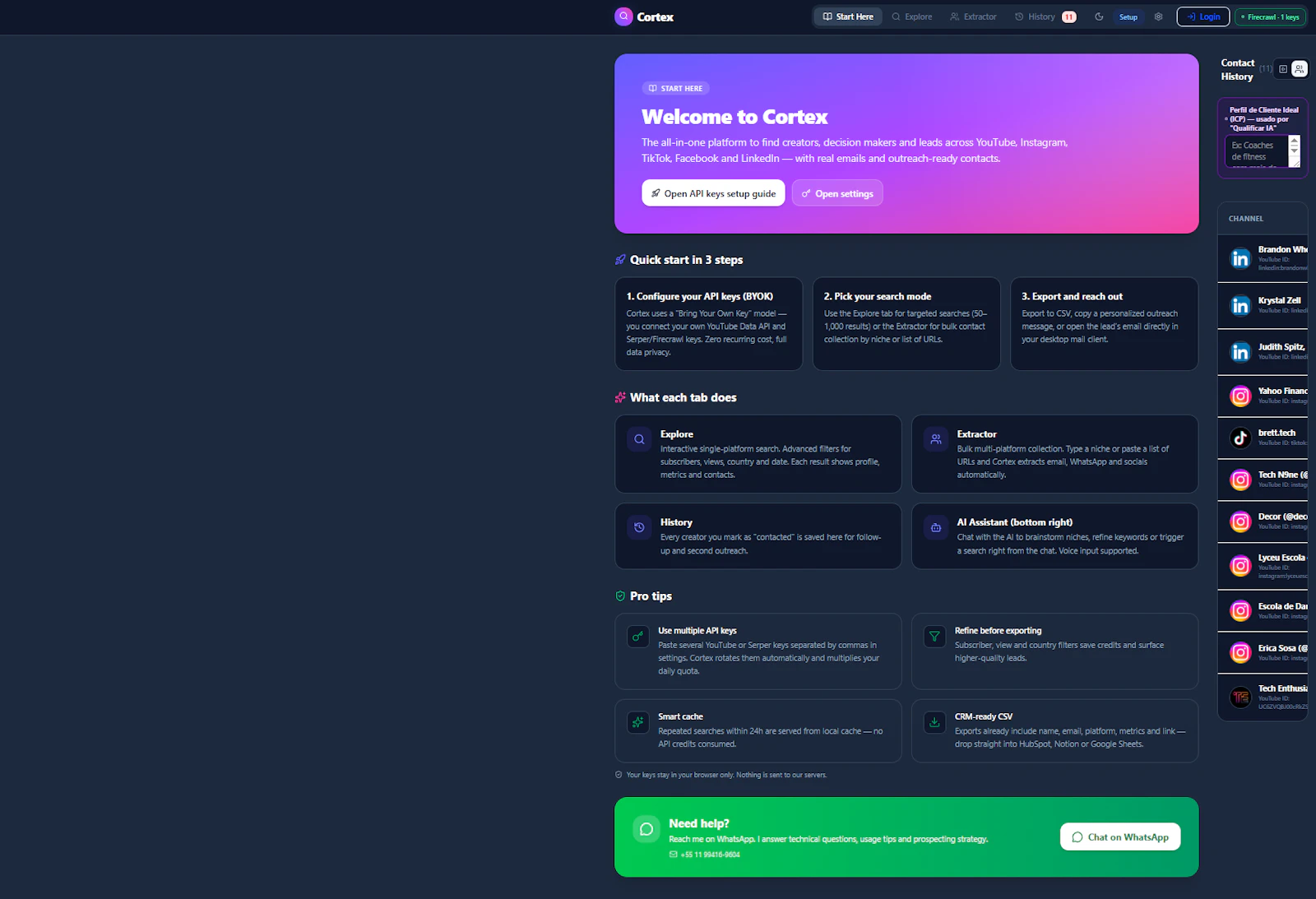 CortexLeads — AI Lead Prospecting    screenshot 5