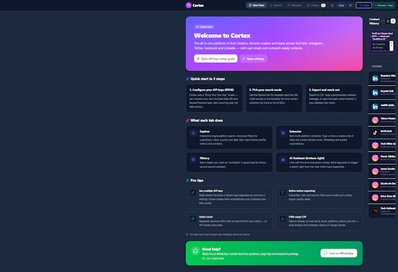CortexLeads — AI Lead Prospecting    screenshot 5