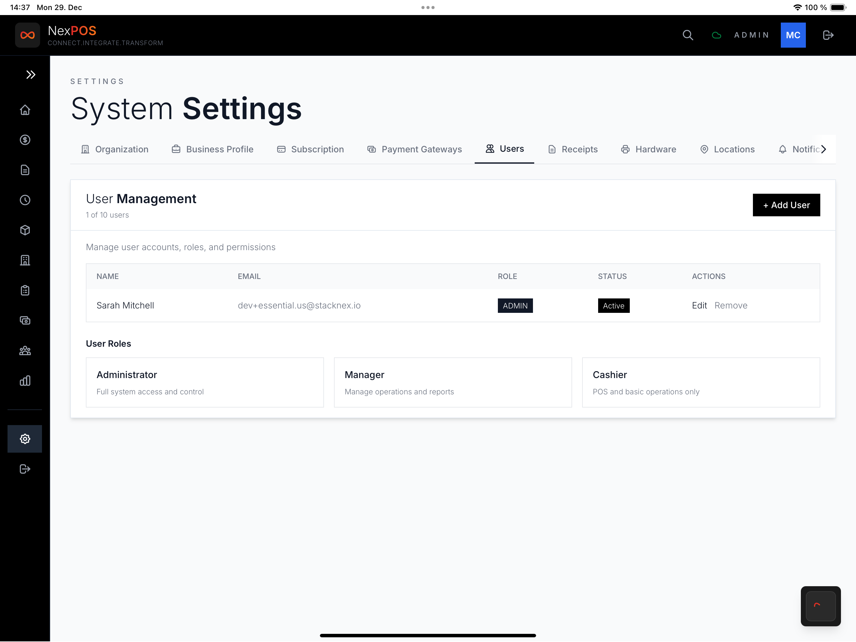NexPOS - Screenshot 4 showing product features and functionality