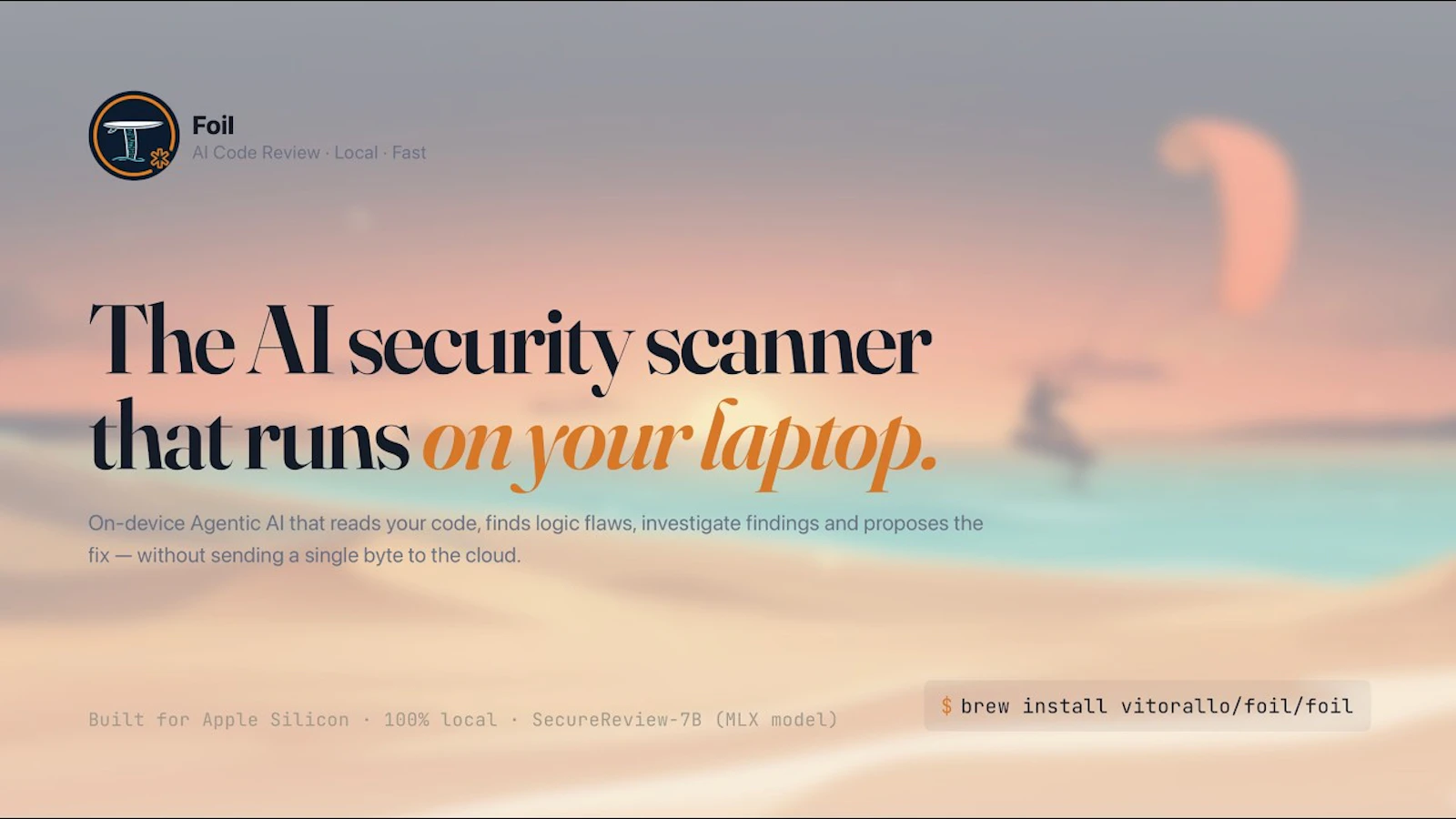 Foil AI Code Security screenshot 1 (video preview)