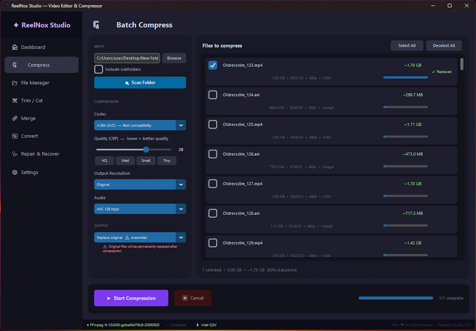 ReelNox Studio screenshot 1