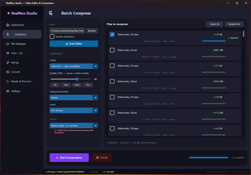 ReelNox Studio screenshot 1