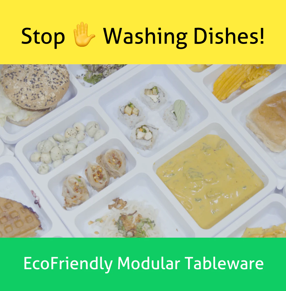 Ecofriendly, Modular Tableware - Indiegogo Camp